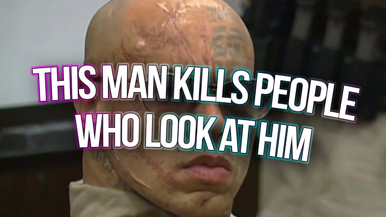 this man kills people who look at him