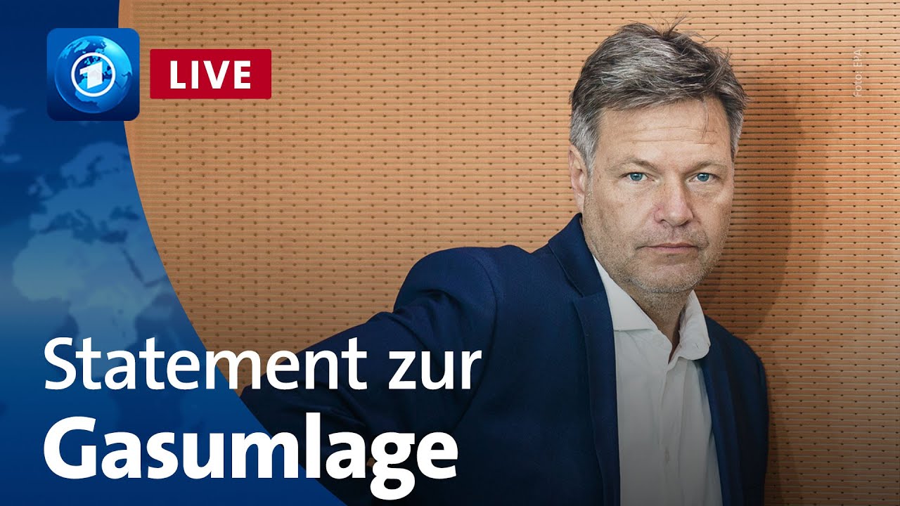 Gasumlage wohl ab Oktober bis 2024: Statement von Wirtschaftsminister Habeck