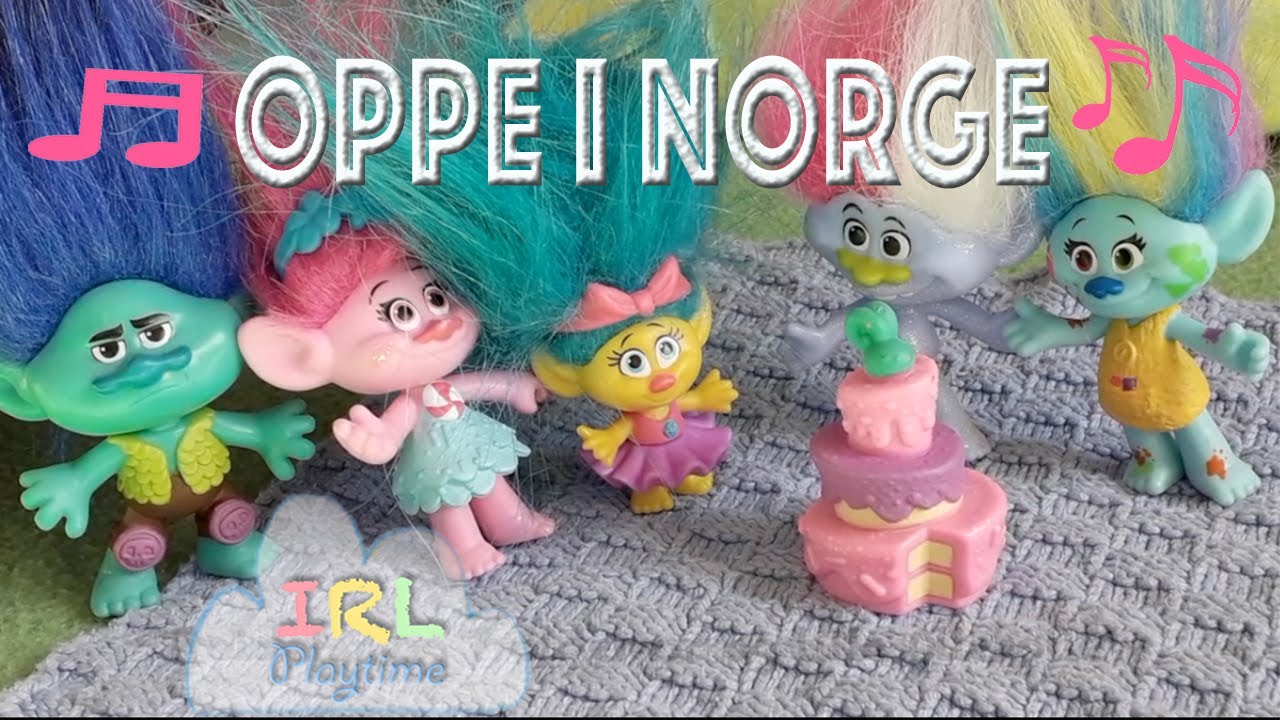 Oppe i Norge der boede tre trolde Dansk børnesang | IRL Playtime