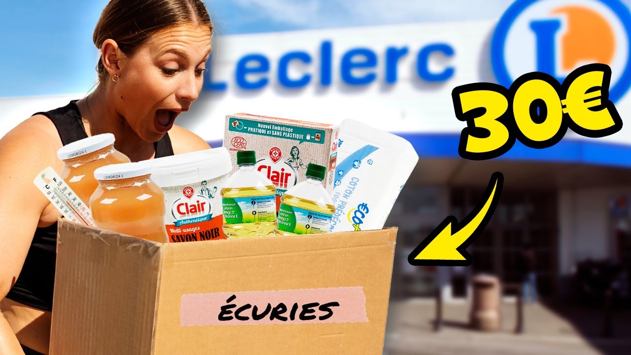 J’ÉQUIPE MON CHEVAL CHEZ LECLERC 🤔 Une pluie de bonnes affaires !