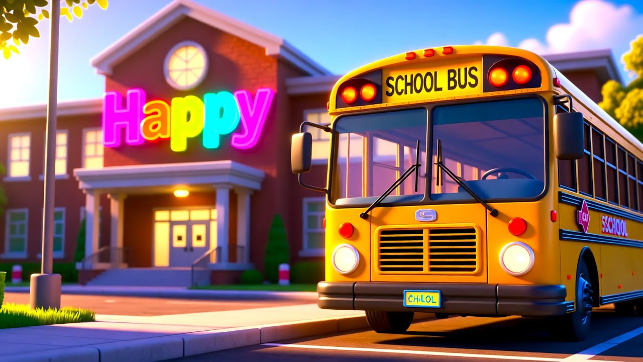 Beep Beep School Bus Fun 🚌🎒 | Learn Numbers & Letters for Kids | Preschool Learning Adventure