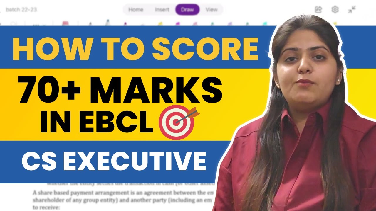 How to Score 70 Marks in EBCL ✅| Economic Business and Commercial Laws | CS Executive|