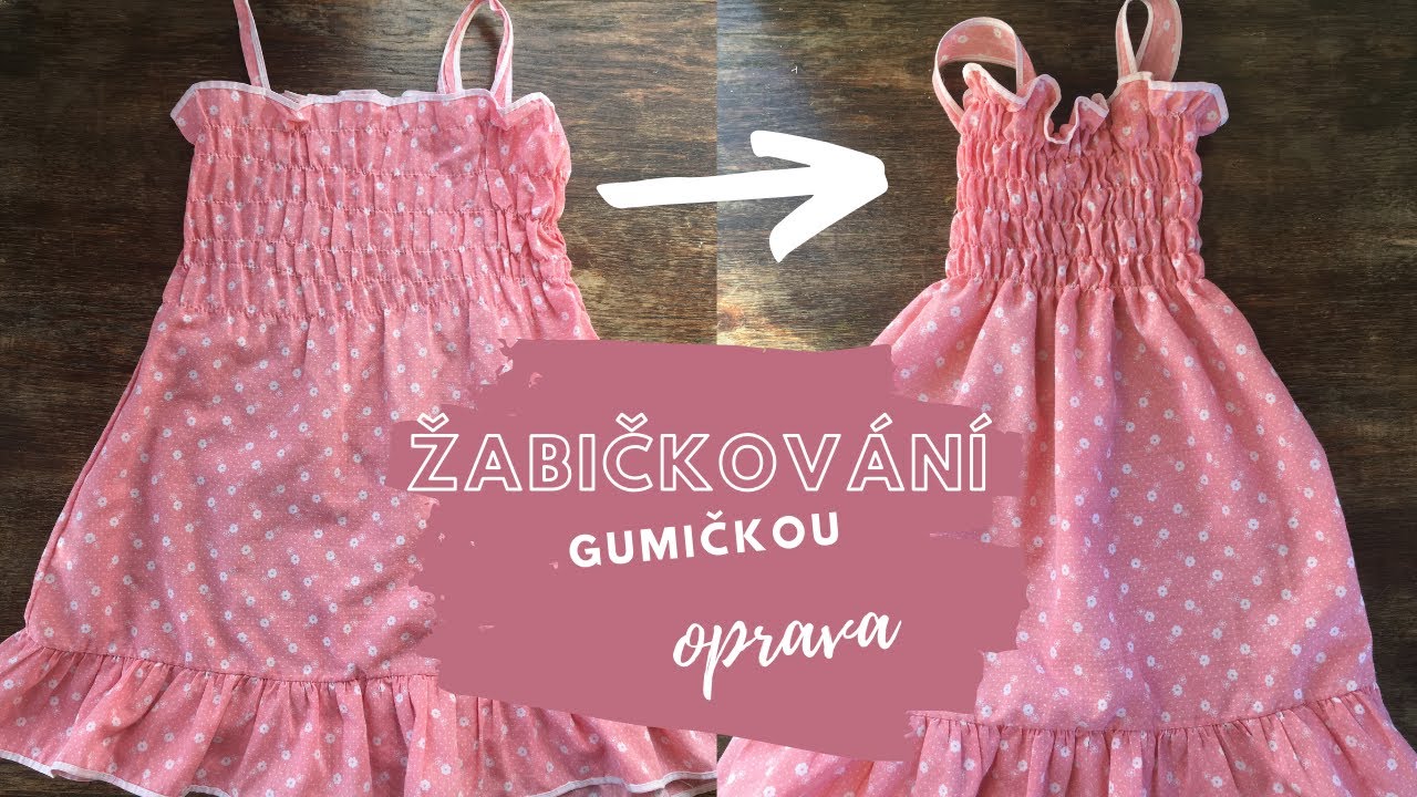 ŽABIČKOVÁNÍ, GUMIČKOVÁNÍ // Šijeme s MeChic