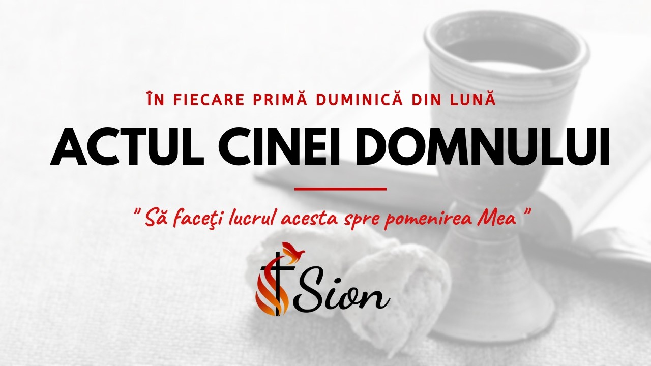 Sion Live 01.03.2026 AM - Cina Domnului