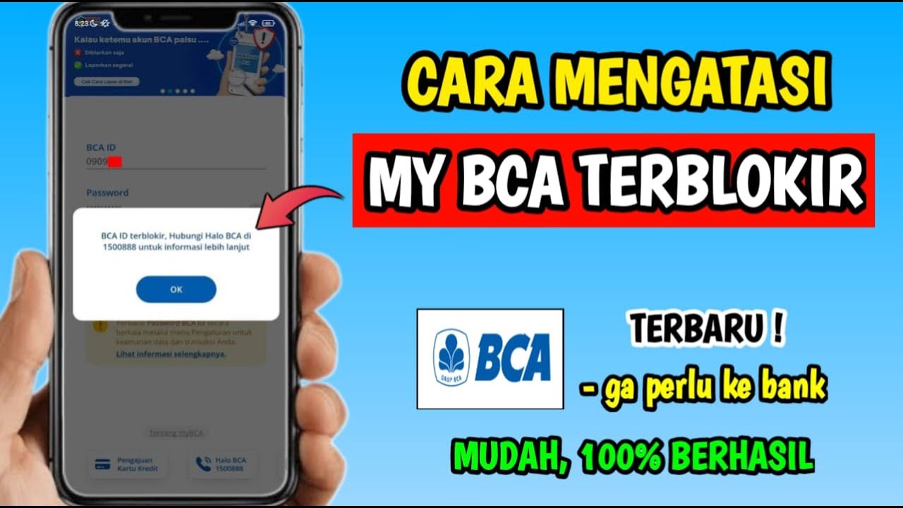 Cara Mengatasi BCA ID Terblokir | BCA ID Terblokir