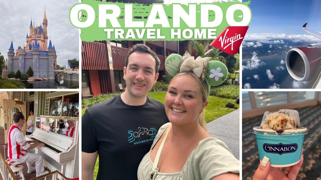 Walt Disney World Travel Home Day ✈️ | Virgin Premium Economy | Orlando Florida to Manchester