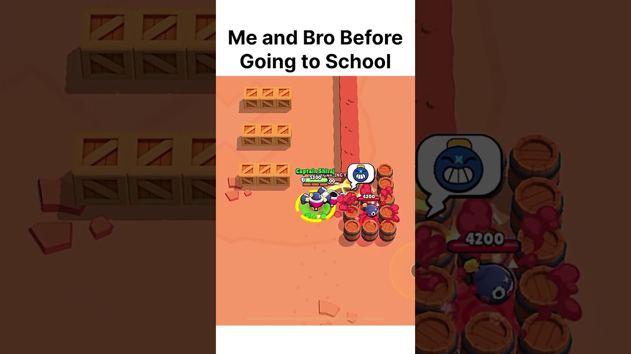 Ticks Before Going to Brawl School #brawlstars