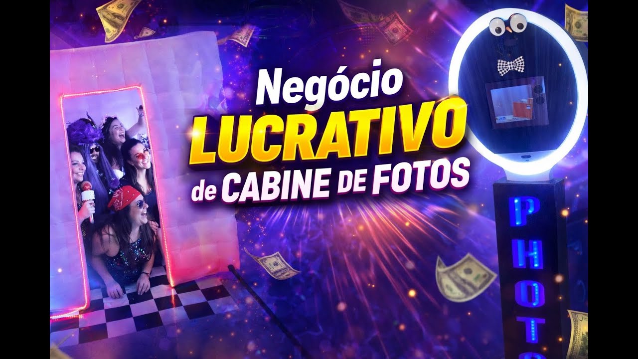 NEGÓCIO LUCRATIVO DE CABINE DE FOTOS 