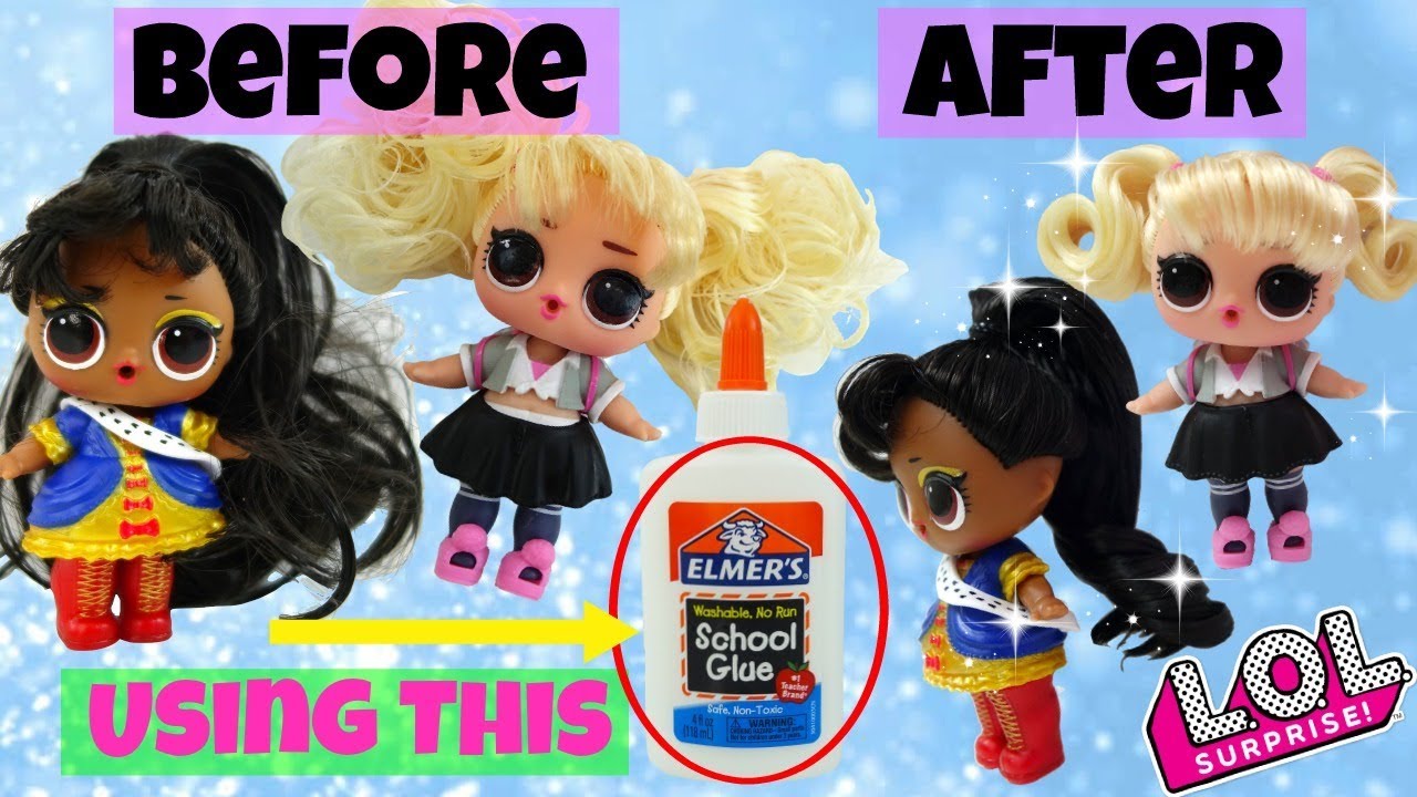 LOL Surprise Hairgoals Makeover Series 5 How to Fix Messy Hairgoals Real Hair Easy LOL Surprise DIY