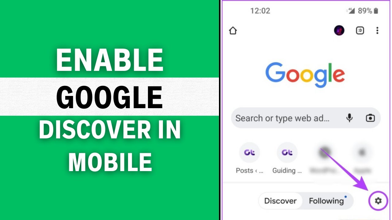 How to enable Google Discover in Mobile (iOS/Android)
