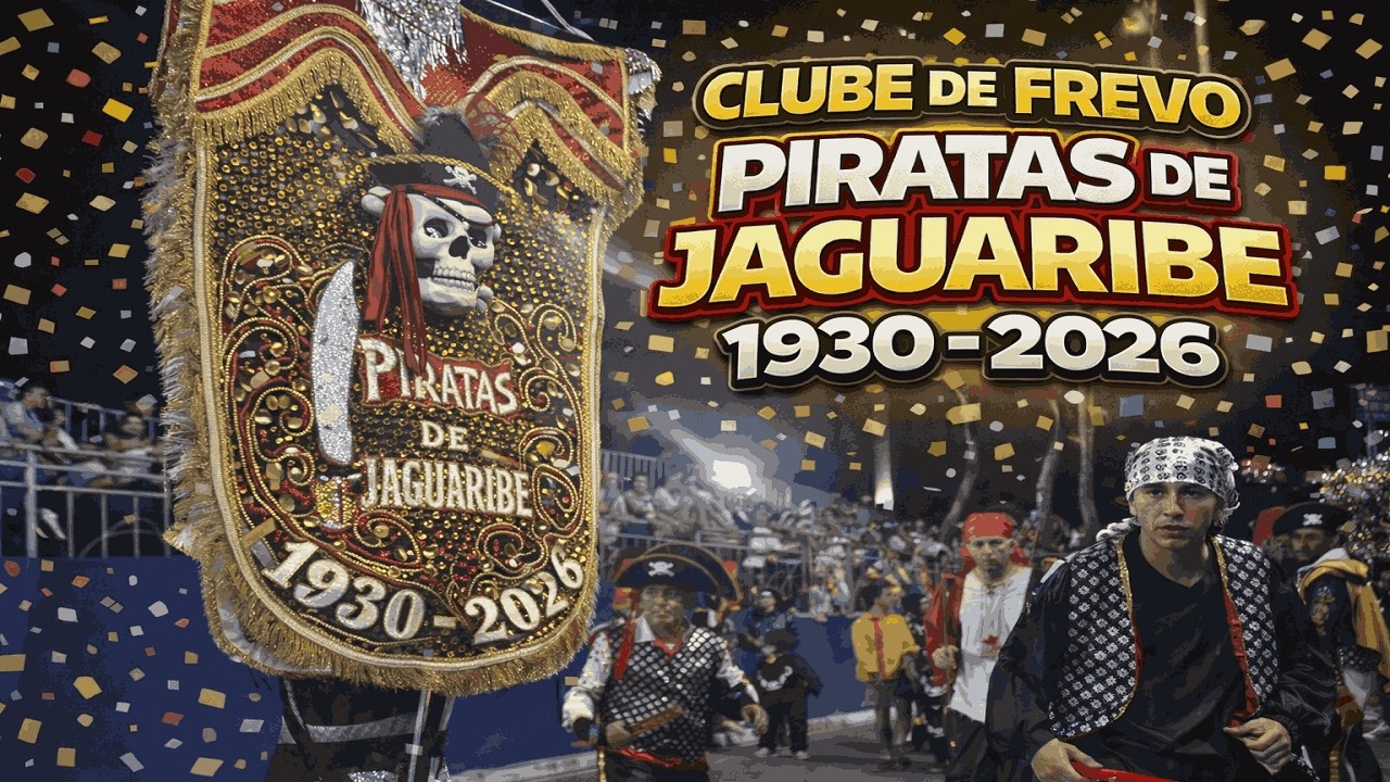 Clube de Frevo | Piratas de Jaguaribe 2026 | Desfile Oficial Carnaval Tradição de João Pessoa