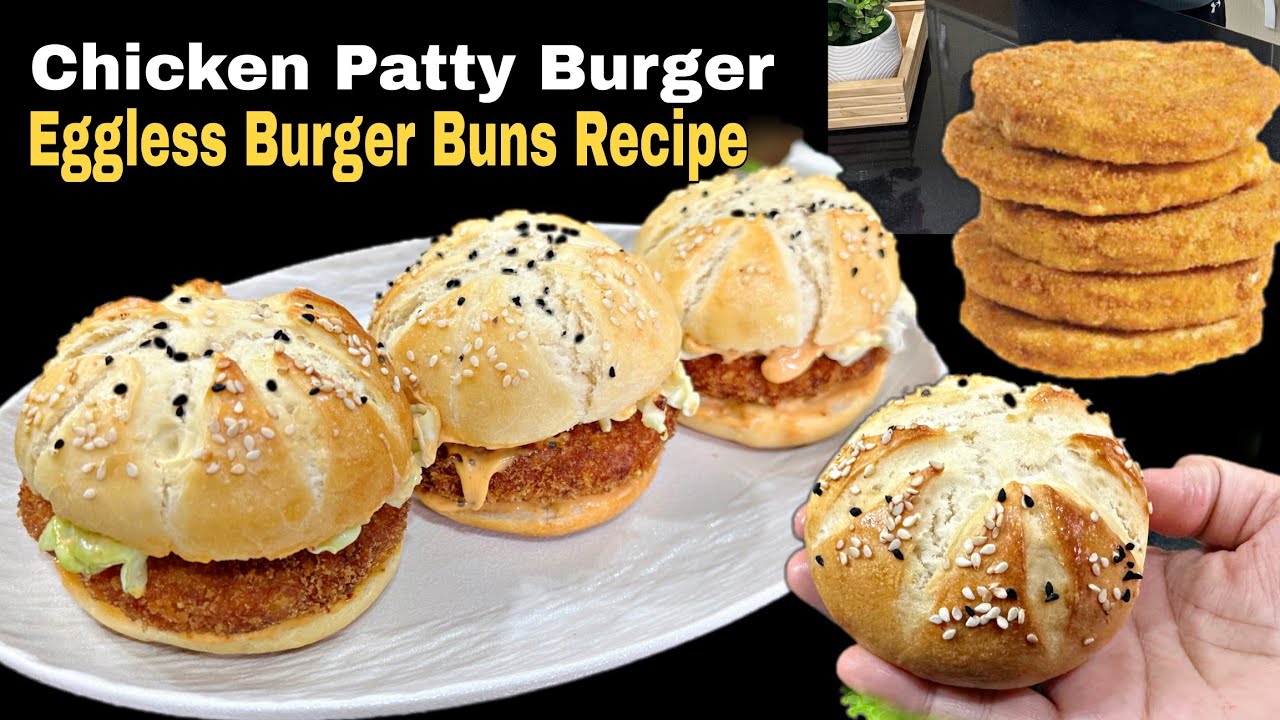 Homemade Chicken Burger Patty - Make And Freeze Recipe | New Pakistani Chicken Recipes