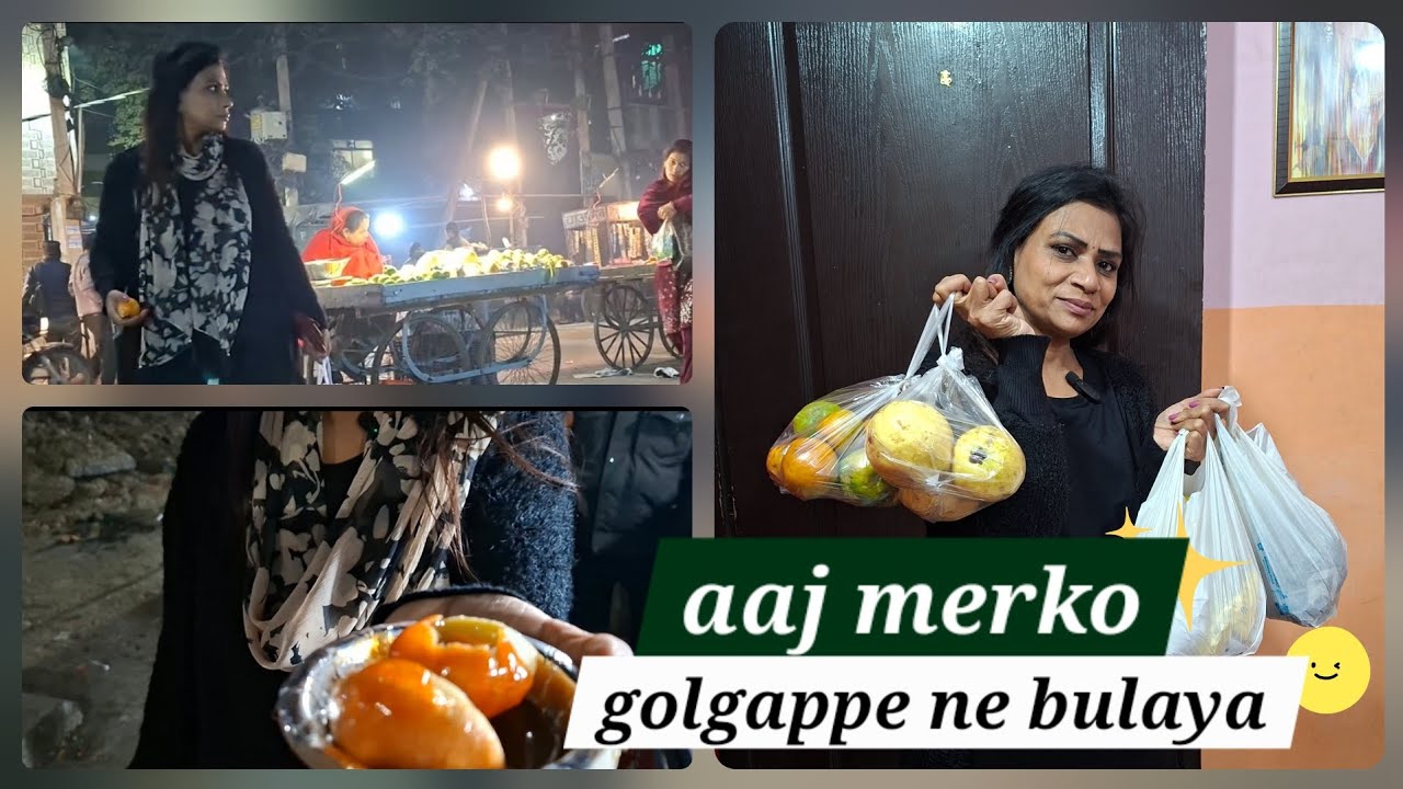 Sixteenth vlog 😜| aaj merko kisne bulaya 😝 golgappe ne yaay 😋