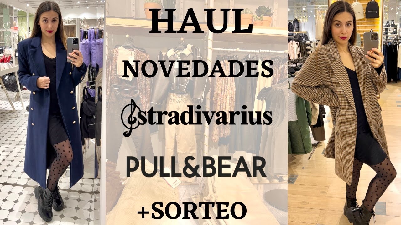 HAUL STRADIVARIUS Y PULL AND BEAR | Me pruebo un montón de Abrigos y Chaquetas de nueva colección |