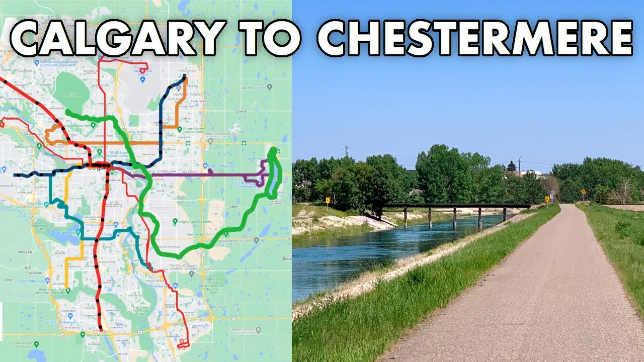 Calgary to Chestermere Bike Ride