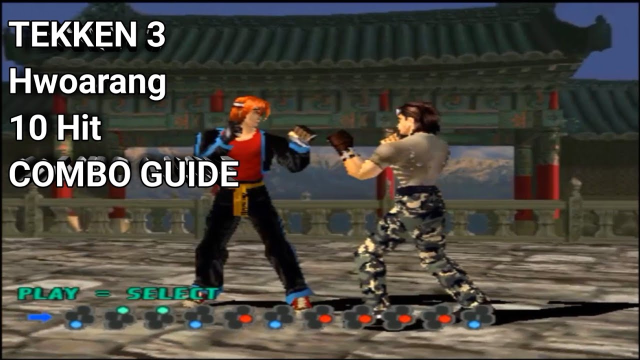 Tekken 3 Hwoarang 10 Hit Combos guide | Tekken 3 Combo 