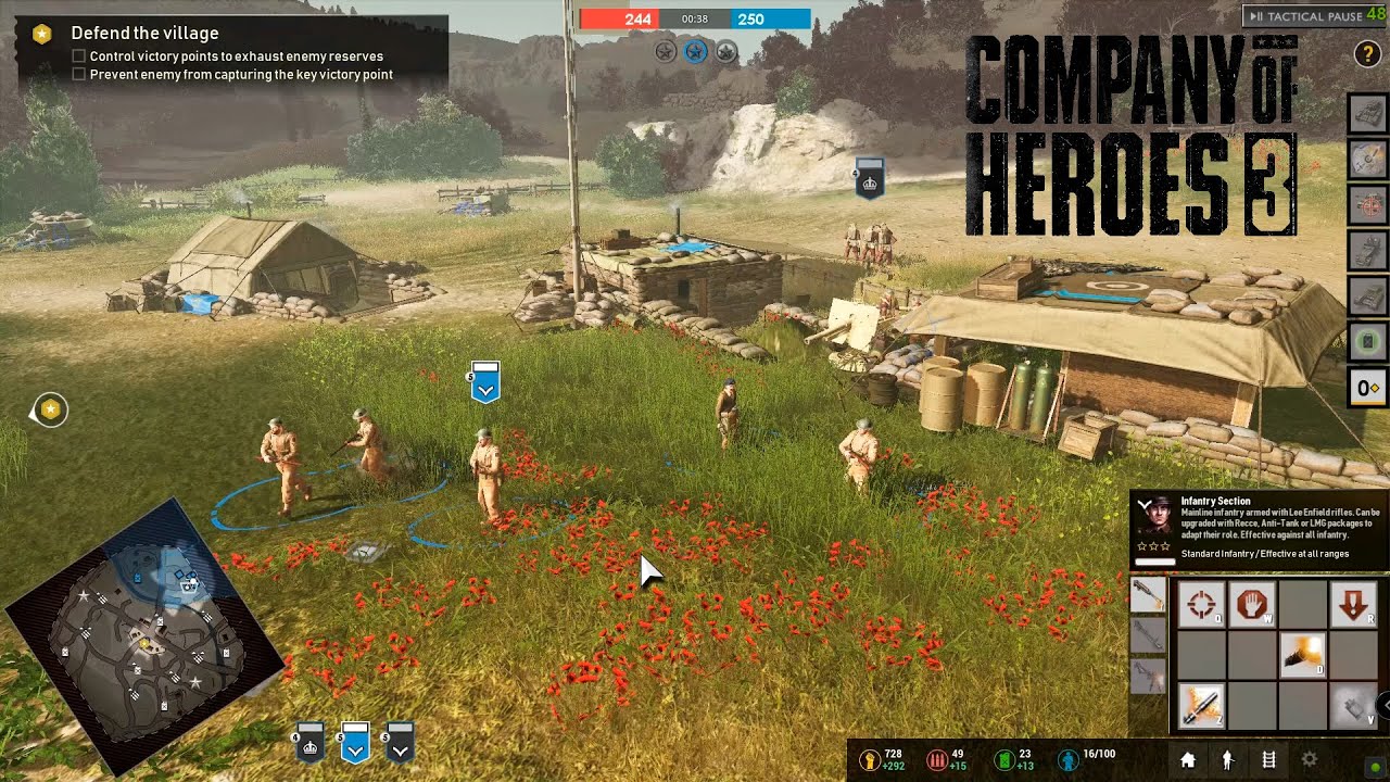 Company of Heroes 3 Pre-Alpha Skirmish
