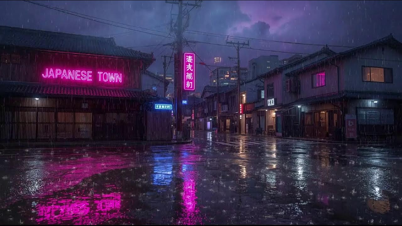 Night Rain Ambience 🌙 Lofi Beats for Focus, Relax & Quiet Moments #40