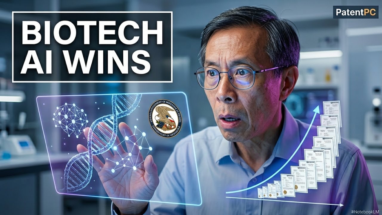 Biotech AI patenting trends at USPTO