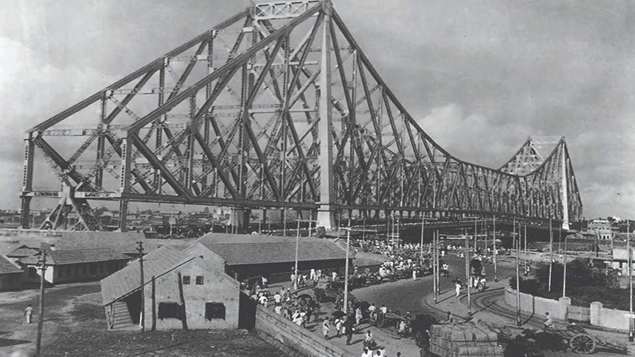 Howrah Bridge Construction and Hooghly River Old Unseen Rare Photos