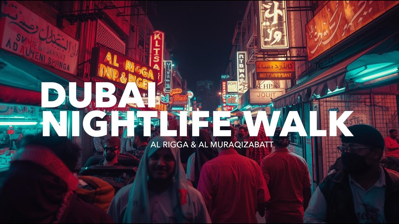 Dubai Nightlife Walk 🇦🇪: Exploring Al Muraqqabat & Al Rigga After Dark Part 2