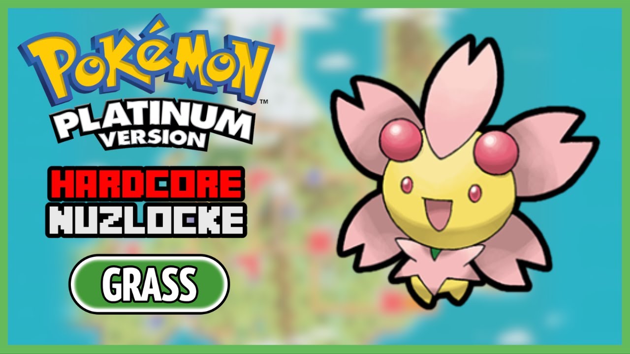 Pokemon Platinum Hardcore Nuzlocke - GRASS Type Only (NO Items, NO Overleveling)