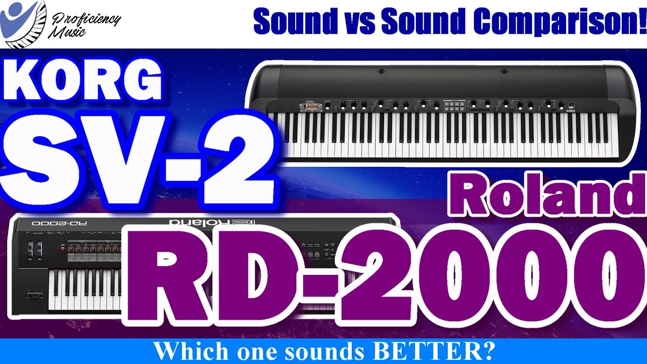 Roland RD-2000 vs Korg SV-2: Sound vs Sound COMPARISON! Which one SOUNDS better?
