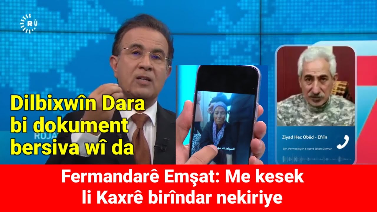 Fermandarê Emşat: Me kesek li Kaxrê birîndar nekiriye. Dilbixwîn Dara bi dokument bersiva wî da