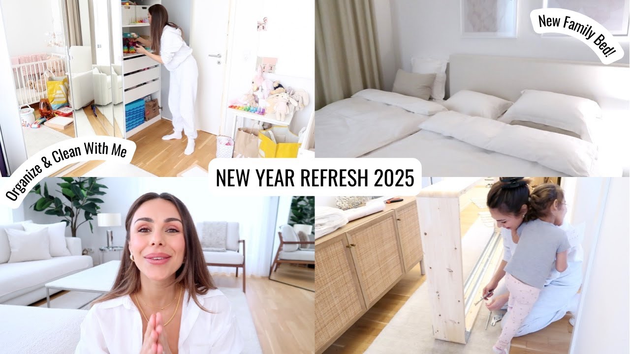 VLOG | New Year Refresh, 2025 Intentions & Home Updates | Annie Jaffrey