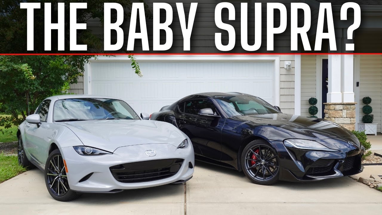 Mazda MX-5 Miata 2024 года против Toyota GR Supra | На 20 000 долларов дешевле и без топа!