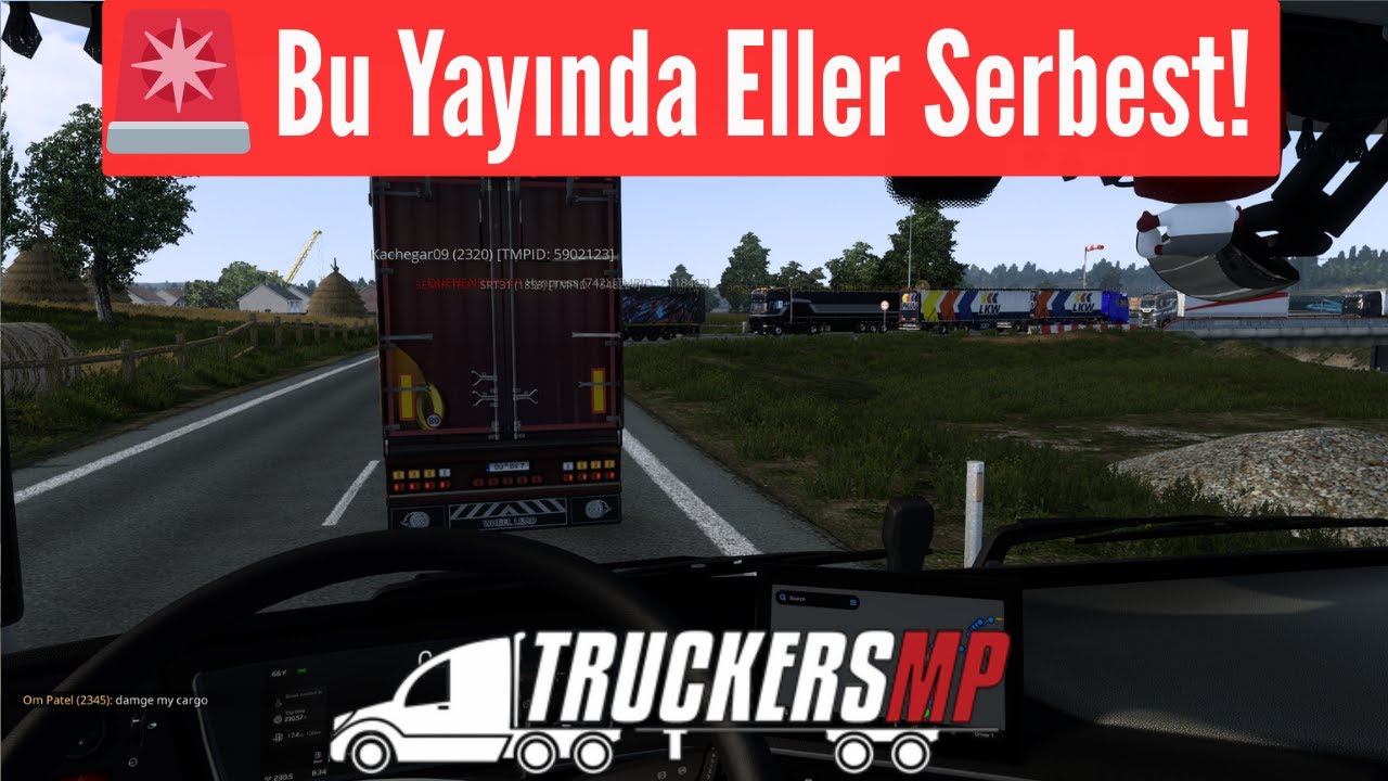 🛑 Gözünü Kırpma! Eye Tracker ile ETS2 TruckersMP Canlı Yayın