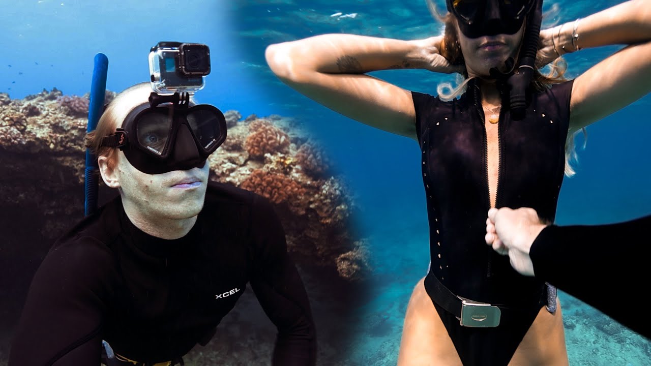 Searching for mysterious underwater cave [Hawai'i Freediving Vlog]
