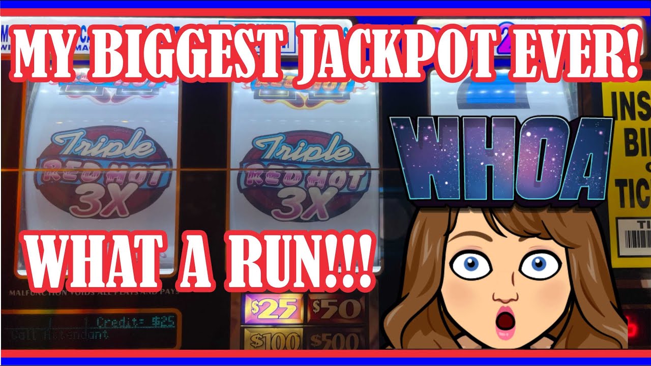 🔴BIGGEST SLOT MACHINE JACKPOT Caught Live on Triple Red Hot 7s 🔥 Top Dollar! MASSIVE JACKPOT!!🔥