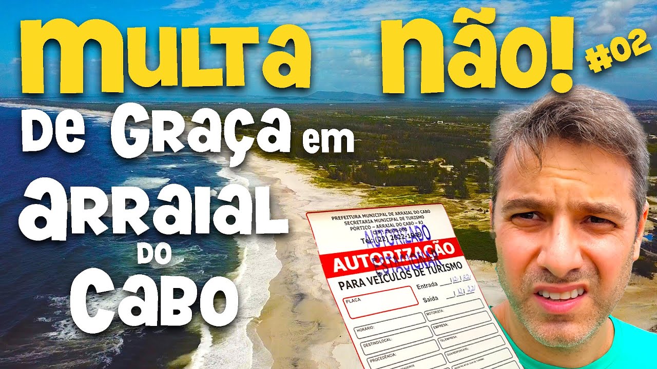 Como N&Atilde;O TOMAR MULTA de MOTORHOME, onde ficar DE GRA&Ccedil;A em Arraial do Cabo sem camping | VanTrip VL02
