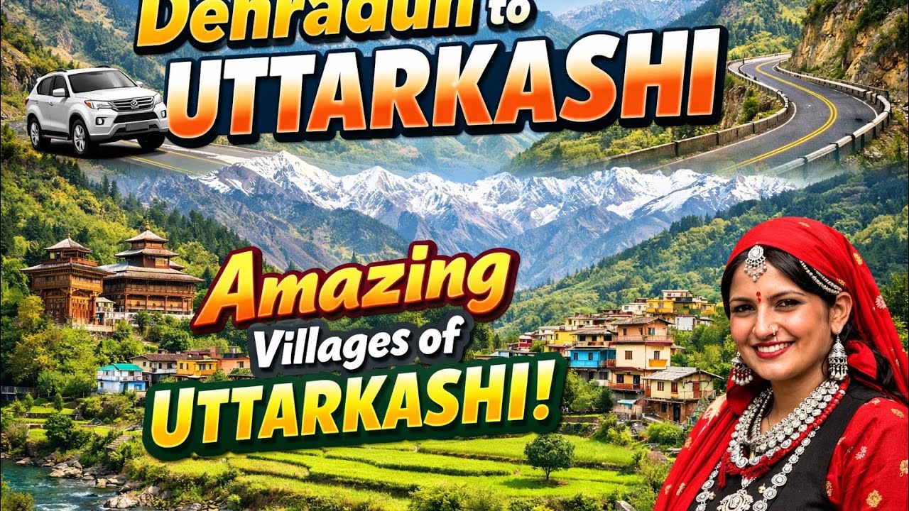 Uttarkashi to Dehradun Travel | Bhela Tipri Villaged beautiful Landscapes of Uttarkashi to dehradun 