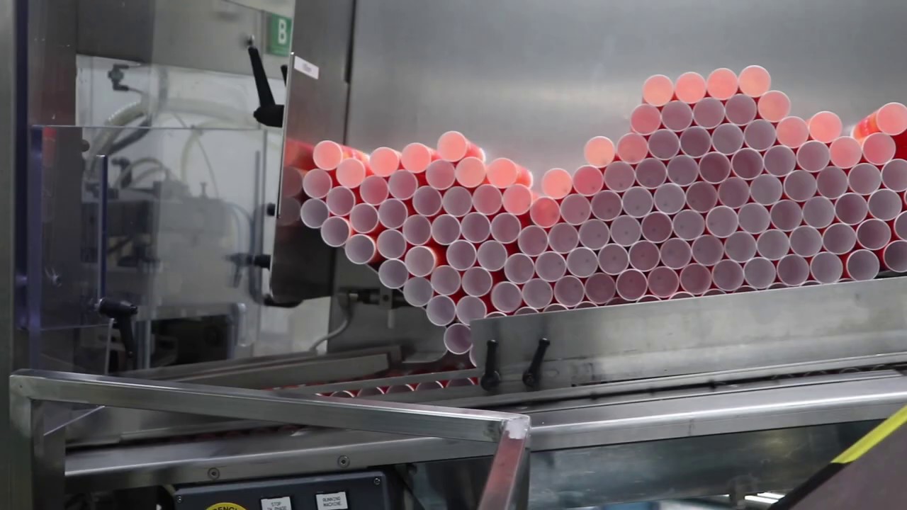 BTS - tbh acne hack cream on the production line!