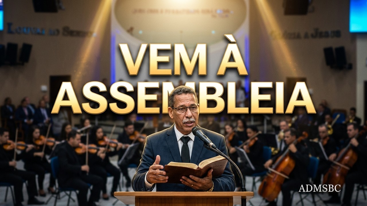 Vem À Assembleia de Deus 144. Pr Hélio Machado Maestro Dc Marcelo
