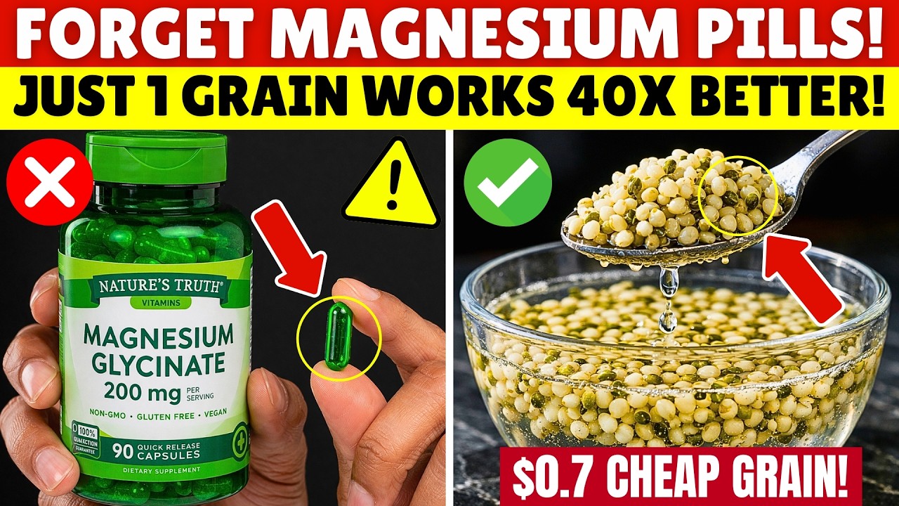 Before You Buy Magnesium Glycinate Again, THIS Grain Works 1,000,000x Better | Senior Health Tips