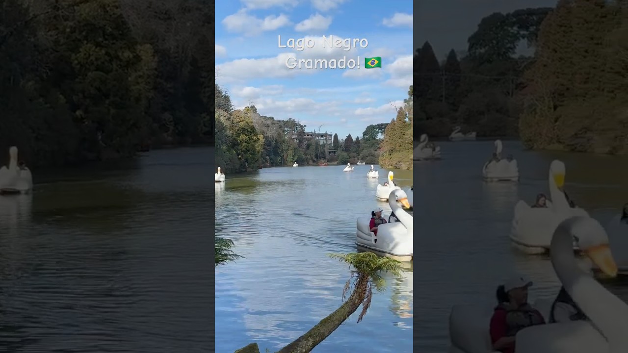 Parque do Lago Negro em Gramado, gratuito e imperd&iacute;vel! Gostou, se inscreve 🔔para mais dicas!