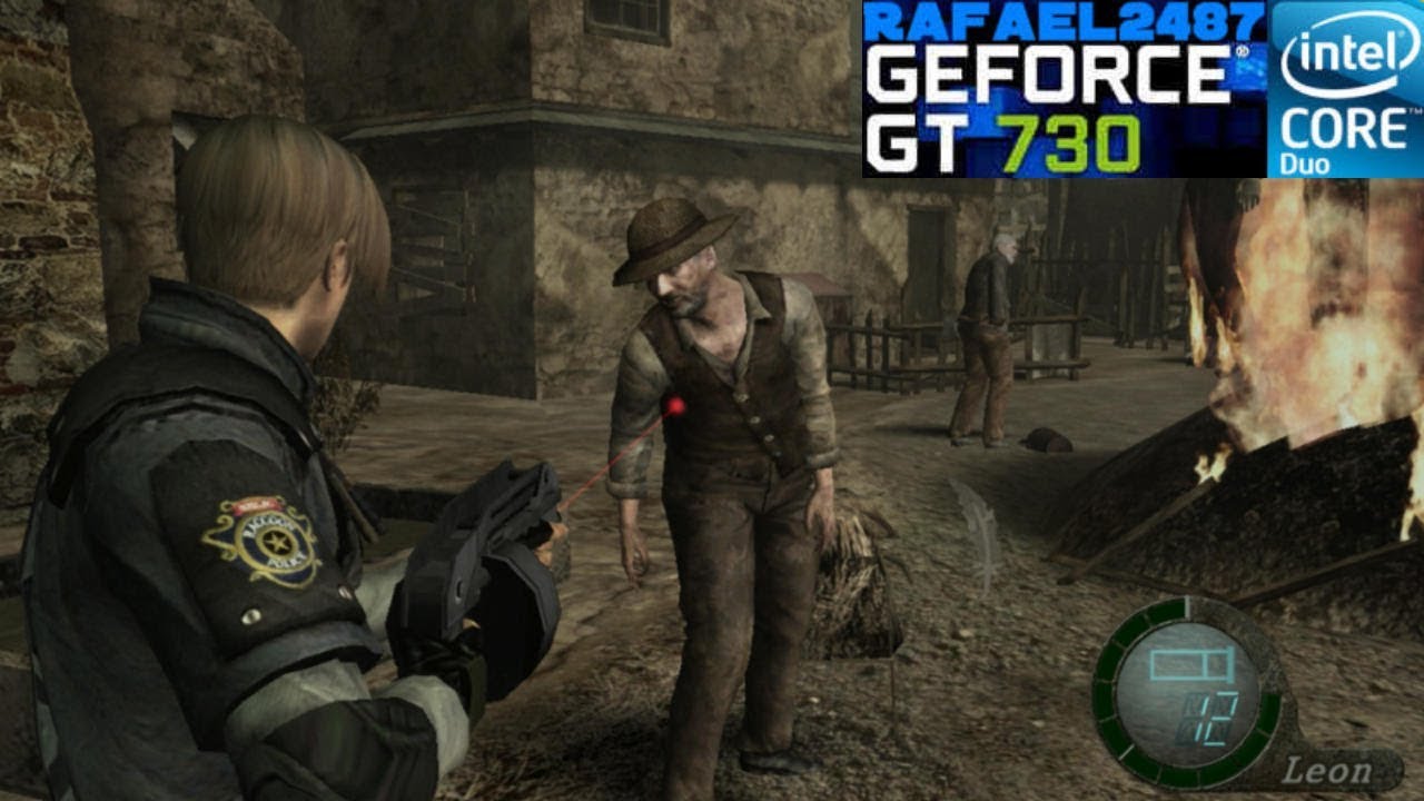 Resident Evil 4 HD Remastered (GeForce GT 730 + Core 2 Duo E6550) PC Gameplay HD