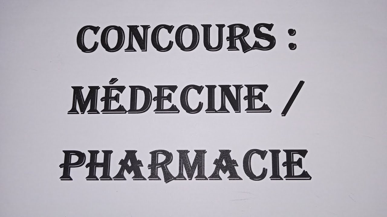 concours blanc de médecine