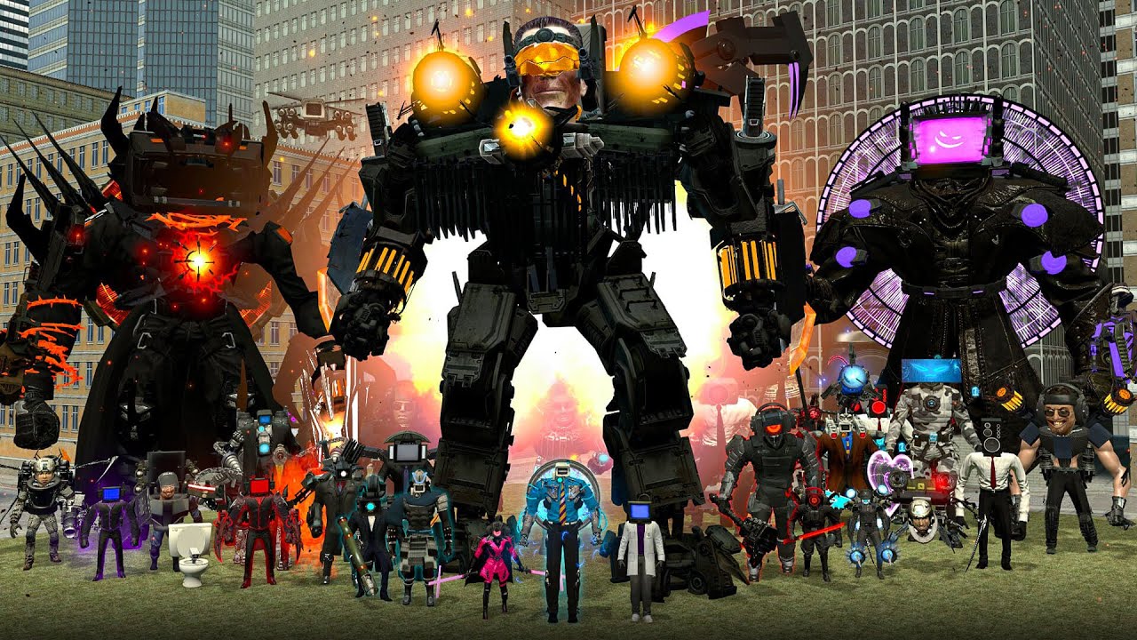 ALL THE NEWEST TITANS AND BOSSES [1-79] VS ALL SKIBIDI TOILETS! - [Garry's Mod Compilation]