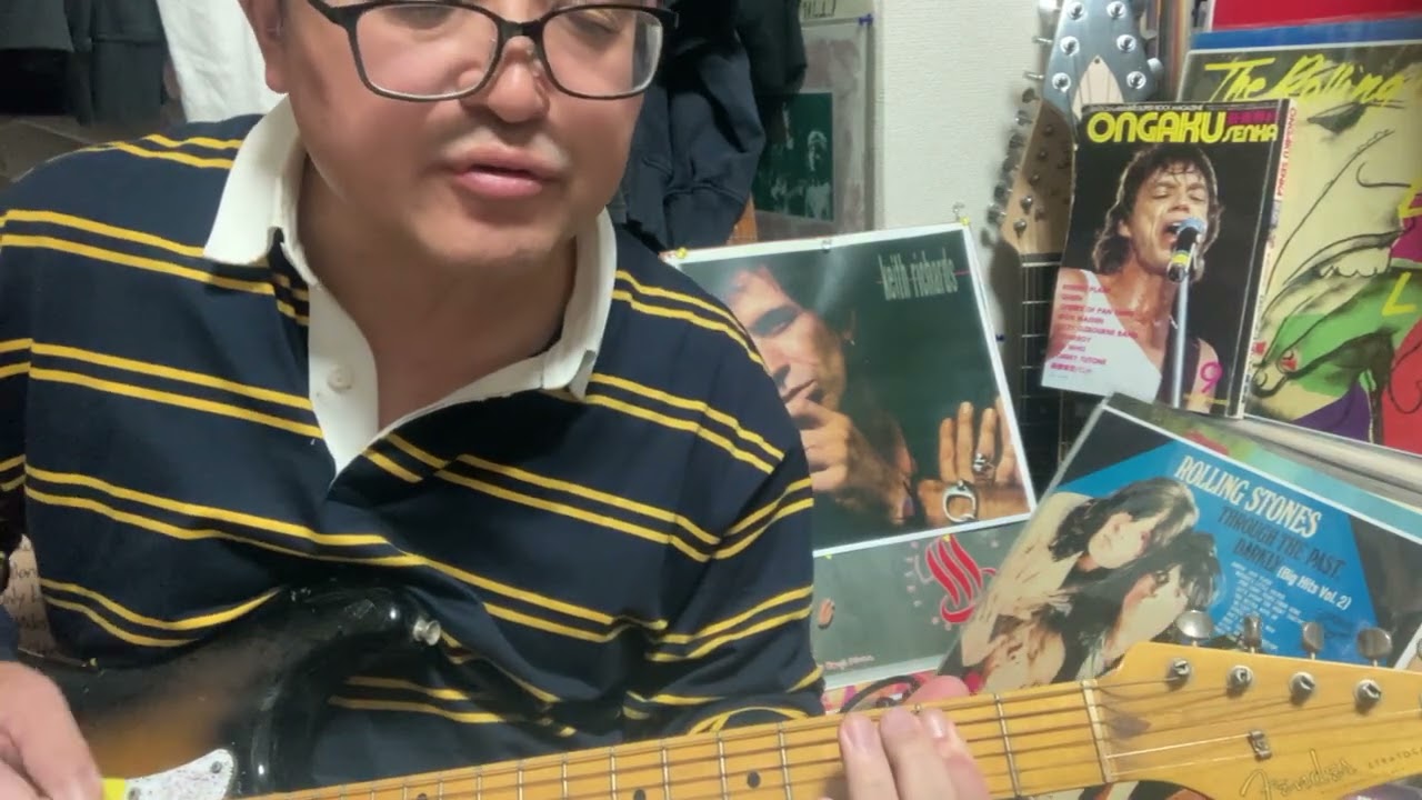 【guitar  COVER】jumpin'jack flash/ROLLING STONES  