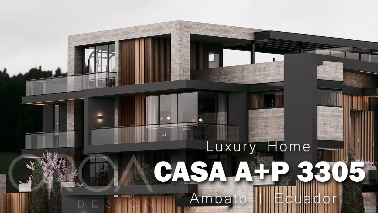 Modern Architecture HOUSE A+P 3305 | 462m2 | LANDSCAPE & INTERIORS |Ecuador | in 4K | ORCA