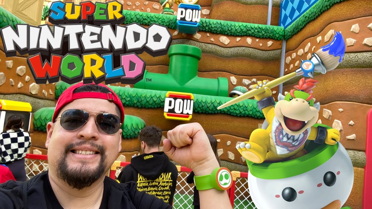 Playing All Mini Games and Battling Bowser Jr Super Nintendo World! |Universal Studios Hollywood|
