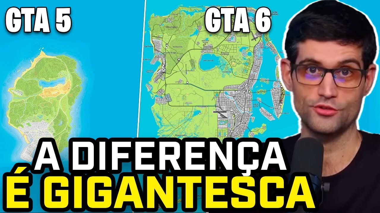 O MAPA de GTA 6 vai ser o MAIOR MAPA dos JOGOS?? #flowgames