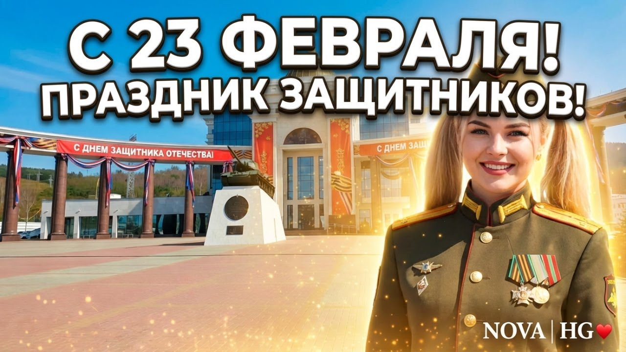 С 23 ФЕВРАЛЯ! 🔥 Поздравление + танец с Сахалина!