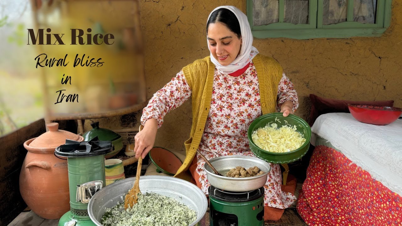 Cabbage Rice | Savory Outdoor Cooking in Northern Iran