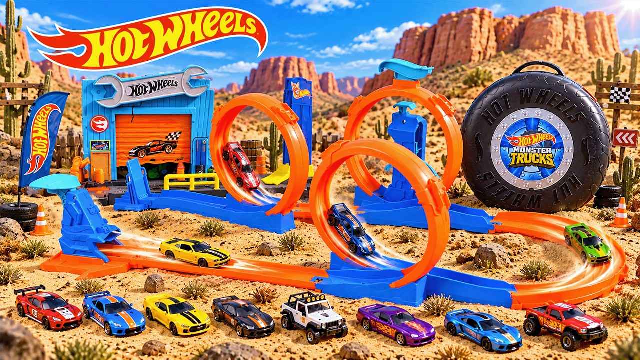 I Combined Epic Hot Wheels Tracks into Ultimate Racing Challenge! Hot Wheels Toys Collection Review