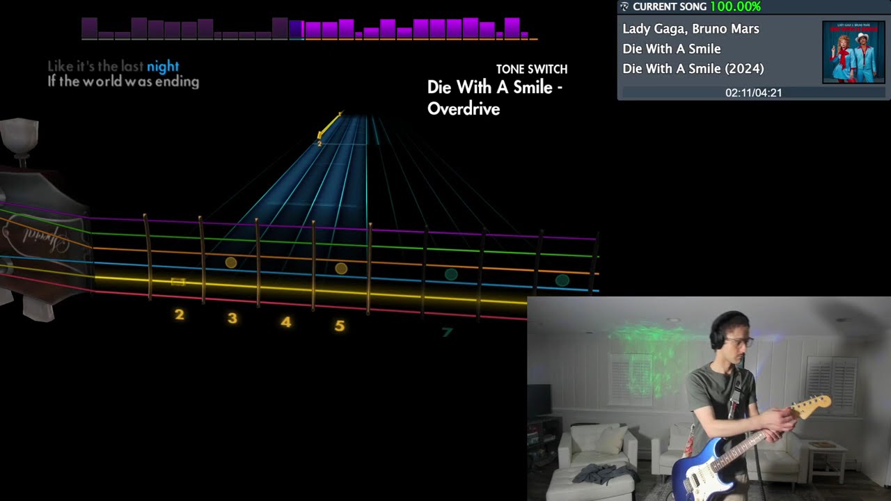 Lady Gaga, Bruno Mars - Die With A Smile 100% Lead Rocksmith 2014